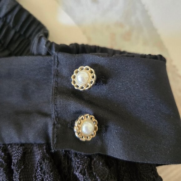 Axes Femme High Low Lolita Lace Skirt - Picture 6 of 7